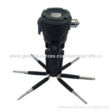 Multi-hammer with Eight Screw Drivers, 3 x AAA Power